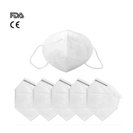 주문을 받아서 만들어지는 수직 겹 편평한 Foldable FFP2 가면 반대로 미립자 로고