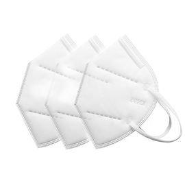 주문을 받아서 만들어지는 수직 겹 편평한 Foldable FFP2 가면 반대로 미립자 로고