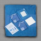 SMS Blue Surgical Sterile Ophthalmic Pack 55x35cm With Double Collect Bag