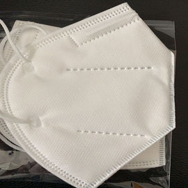 쉬운 흡입 Foldable FFP2 가면, 높은 여과 수용량을 가진 처분할 수 있는 먼지 가면